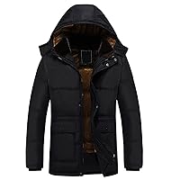 Little Boys Winter Jacket Pocket Plush Cotton Jacket Cardigan Zipper Sweater Jacket Rain Proof Coat