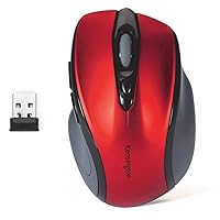 Kensington Pro Fit Mid-Size Wireless Mouse, Ruby Red (K72422AM), 1.4