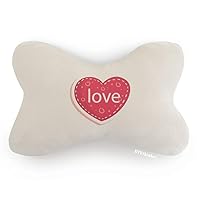 Valentine's Day Pink Heart Love Dot Car Trim Neck Decoration Pillow Headrest Cushion Pad
