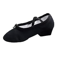 Womens Soft Sneaker Women's Canvas Dance Shoes Soft Soled Training Shoes Ballet Shoes Sandals Dance Casual Shoes