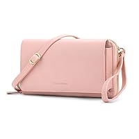 Peacocktion Women Wallet Purse Credit Card Holder with RFID, Large Capacity Crossbody Wristlet Clutch 2 Straps