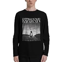 T Shirt Katatonia Man's Fashion O-Neck Shirts Classical Long Sleeve Tops Black