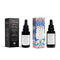 Organics - Shine Hair Oil Serum Treatment & Forest Sage Beard Oil, 1 fl oz (Variety 2 Pack)
