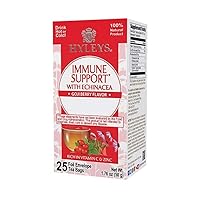 Hyleys Immunity Tea With Echinacea Goji Berry Flavor - 25 Tea Bags (1 Pack) - Support Your Immune System