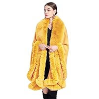 Winter Warm Cloak Women Turn-Down Loose Cardigan Shawl Coat