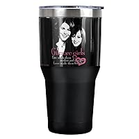 LOGOVISION Gilmore Girls Fate And Love Stainless Steel Tumbler 30 oz Coffee Travel Cup, Vacuum Insulated & Double Wall with Leakproof Sliding Lid