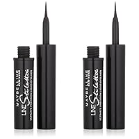 New York Line Stiletto Ultimate Precision Liquid Eyeliner, Blackest Black, 0.05 fl. oz. (Pack of 2)