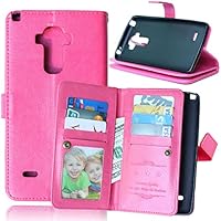 Case, Built-in 9 Card Slots LG G Stylo Wallet Case [Slim Fit] [Stand Feature] Premium Protective Case Wallet Leather Case for LG G Stylo Wallet Pink