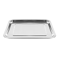 Stainless Steel Cuisinart Toaster Oven Tray Replacement, Dishwasher Safe Cuisinart Air Fryer Toaster Oven Replacement Tray, Fit for Cuisinart Air Fryer Toaster Oven TOA-060 & TOA-065