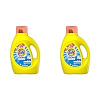 Tide Simply Liquid Laundry Detergent, Refreshing Breeze, 92 oz, 64 loads (Pack of 2)