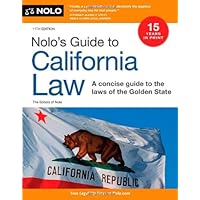Nolo's Guide to California Law Nolo's Guide to California Law Paperback Mass Market Paperback