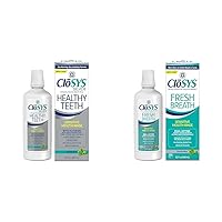 Healthy Teeth Oral Rinse Mouthwash - 32 Fl Oz & Sensitive Mouthwash, 32 Ounce, Gentle Mint, Alcohol Free, Dye Free, pH Balanced, Helps Soothe Mouth Sensitivity, Fights Bad Breath
