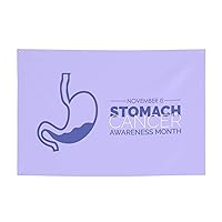 Stomach Cancer Awareness Periwinkle Ribbon Party Banner 47*71 Inches Backdrop Banner For Holiday Sign Tapestry Decorations Party Supplies Photography Background