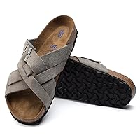 Birkenstock Lugano Soft Footbed Suede Sandals - Sophisticated Comfort for Every Occasion - Multiple Sizes & Colors