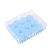 12Pcs Silicone Ear Plugs Surfings Earplugs Suitable for Swimming Travel Reusable Earplugs for Noise Cancelling Reusable Silicone Ear Plugs