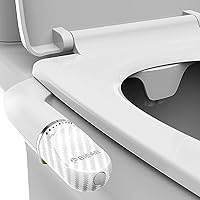 Bidet Attachment For Toilet, Ultra-Slim Dual Nozzle Bidet Attachment Adjustable Water Pressure Non-Electric Fresh Cold Water Bidet Toilet Seat Attachment for Feminine Posterior Wash Carbon Fiber