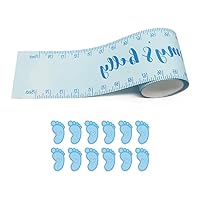 How Big Is S Belly? Includes 1 S Belly Measuring Tape And 12 Stickers Gender Neutral Fun Baby-Shower Game Belly Measuring Tape For Baby-shower Games Belly Measuring Tape Tummy Measure