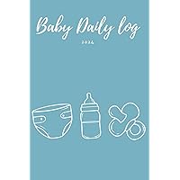 Baby Log Book Daily Tracker with 110 Easy to Fill Pages to Tracks and Monitor for Newborns