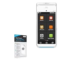 BoxWave Screen Protector Compatible with Pax A920 - ClearTouch Crystal (2-Pack), HD Film Skin - Shields from Scratches