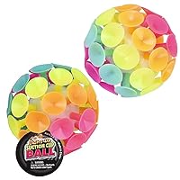 Light-Up Suction Cup Throwing Balls, Party Favors for Boys and Girls, 3