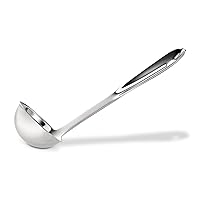 All-Clad Specialty Stainless Steel Kitchen Gadgets Soup Ladle Kitchen Tools, Kitchen Hacks Silver