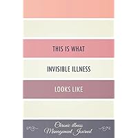 This is what Invisible Illness looks like: Chronic illness Management Journal Workbook to track your Daily Symptoms, Pain, Fatigue, Anxiety, Mood Tracker with inspirational quotes and More!