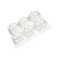 6Cavity Little Hamster Silicone Molds Bakings Tool Mousse Cake Decorating Molds For Making Chocolate Candy Soap Mousse Cake Molds Kitchen Bakings Supplies