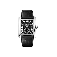 Cartier New Tank MC W5330004 Stainless Steel Leather Box/Papers/Warranty #CA50