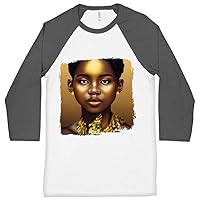 Nigeria Print Baseball T-Shirt - Girl T-Shirt - Printed Tee Shirt
