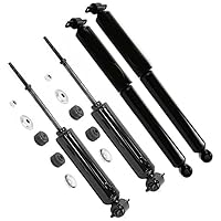 4 Pieces Front Rear Side Right Left Side Shock Absorber and Strut Assemblies Black SETTS5804C