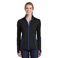 Sport Tek Women's Contrast Full-Zip Jacket