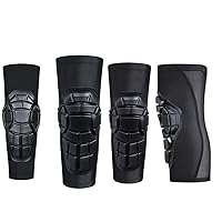 Kids Knee Pads and Elbow Pads Set of 4,Knee Pads and Elbow Pads 4 in 1 Set Toddler Soft Protective Gear M Accessories,Black