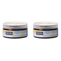 Cuccio Naturale Sea Salt Scrub - Extra Fine - Gently Exfoliates To Remove Dead Skin Cells - Leaves Skin Supple, Radiant And Youthful Looking - Paraben And Cruelty Free - Milk And Honey - 8 (Pack of 2)