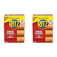 RITZ Fresh Stacks Original Crackers, Family Size, 17.8 oz (Pack of 2)