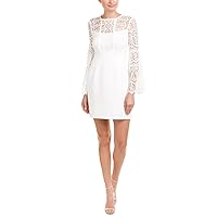 Nanette Lepore Women's Spanish Dancer Crepe and Lace Dress