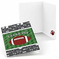 End Zone - Football - Baby Shower or Birthday Party Thank You Cards (8 count)