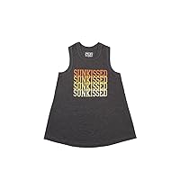 Women's Sunkissed Graphic Tank Top Charcoal Gray