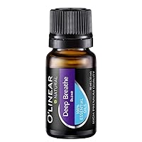 O'Linear Deep Breathe Blend 100% Pure Therapeutic Grade Essential Oil - 10ml - Aromatherapy, Supports Respiratory Function, Congestion Relieving - Made in EU