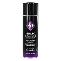 ID Lubricants Silk Personal Water and Silicone Based Lube, Assorted 2.2 Fl Oz, (IDDSLK02)