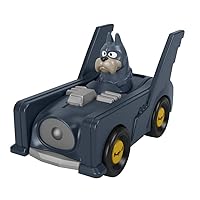 Fisher-Price Die-Cast Metal Superhero Vehicles Inspired by DC League of Superpets Movie - Batdog Ace in Batmobile
