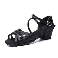 Ballroom Dance Shoes Latin Wedding Party Performance Sandals for Girls