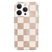 Velvet Caviar for iPhone 15 PRO Case Checkered Checkerboard - Compatible with MagSafe [10ft Drop Tested]