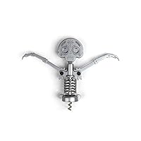 Kikkerland Day of the Dead Corkscrew, Day of Dead, Silver