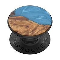 PopSockets Phone Grip with Expanding Kickstand, Wood Resin Tropical