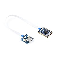 waveshare RP2040-Tiny Development Board, Based On Official RP2040 Dual Core Processor, with USB Port Adapter and FPC Cable, 20 × Multi-Function GPIO Pins