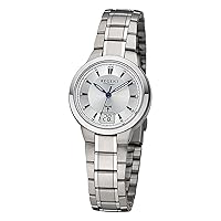 Regent Women's Watch Radio-Controlled Titanium FR270, Silver / silver, Bracelet