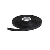 Solid Grosgrain Ribbon 25 Yard Each Roll 100% Polyester Woven Edge (1/4