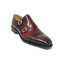 Carrucci Double Monkstraps Leather Loafer