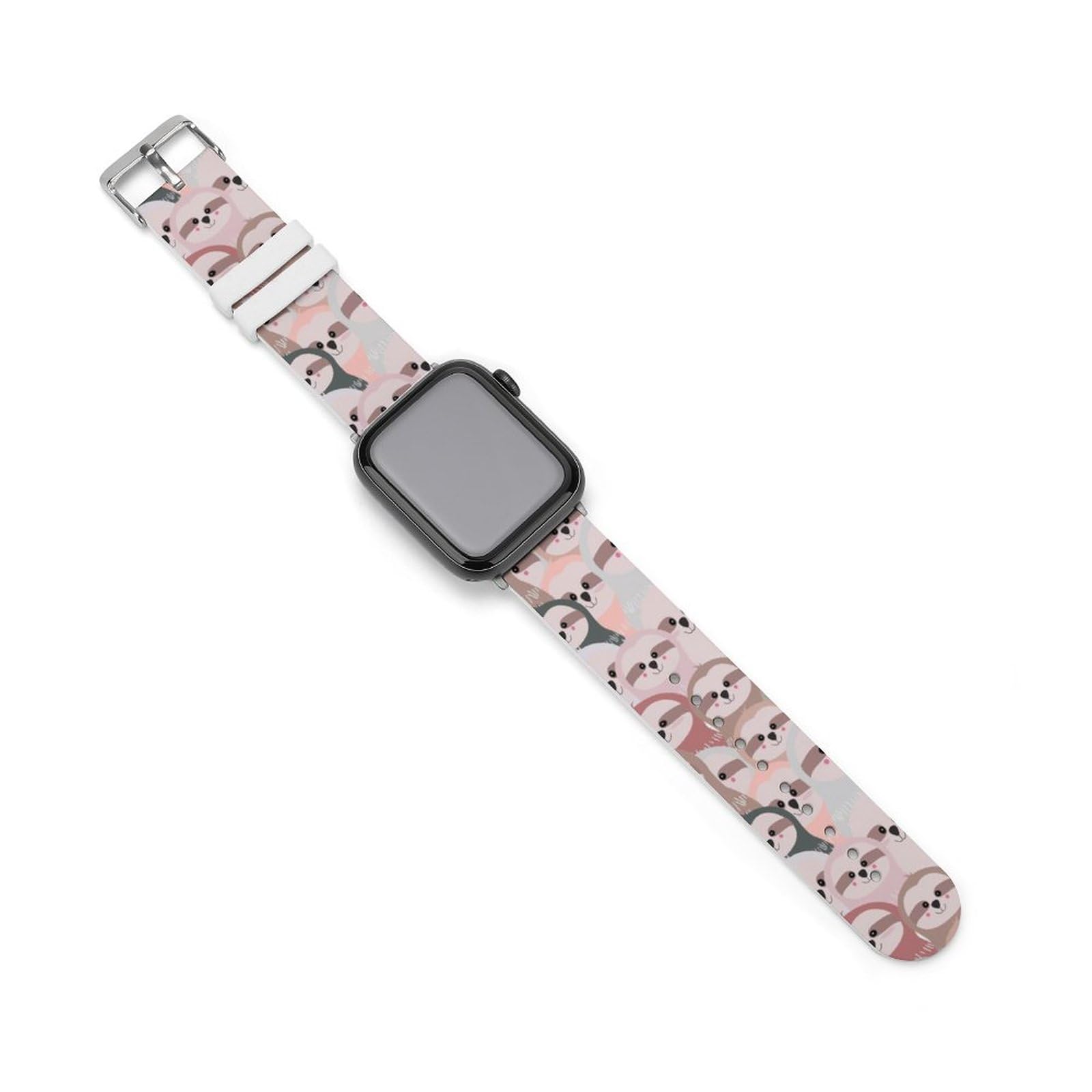 Cute Lovely Funny Sloth Silicone Strap Sports Watch Bands Soft Watch Replacement Strap for Women Men