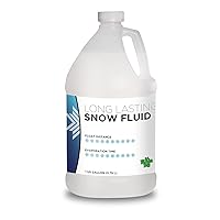 Froggy's Flakes Snow Machine Fluid, Long-Lasting Formula Snow Fluid with 75+ Feet Float/Drop, 1 Gallon